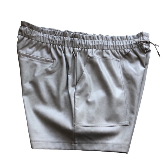 Avec Les Filles Faux Leather Paper Bag Shorts Size 2X NWT - Picture 5 of 13